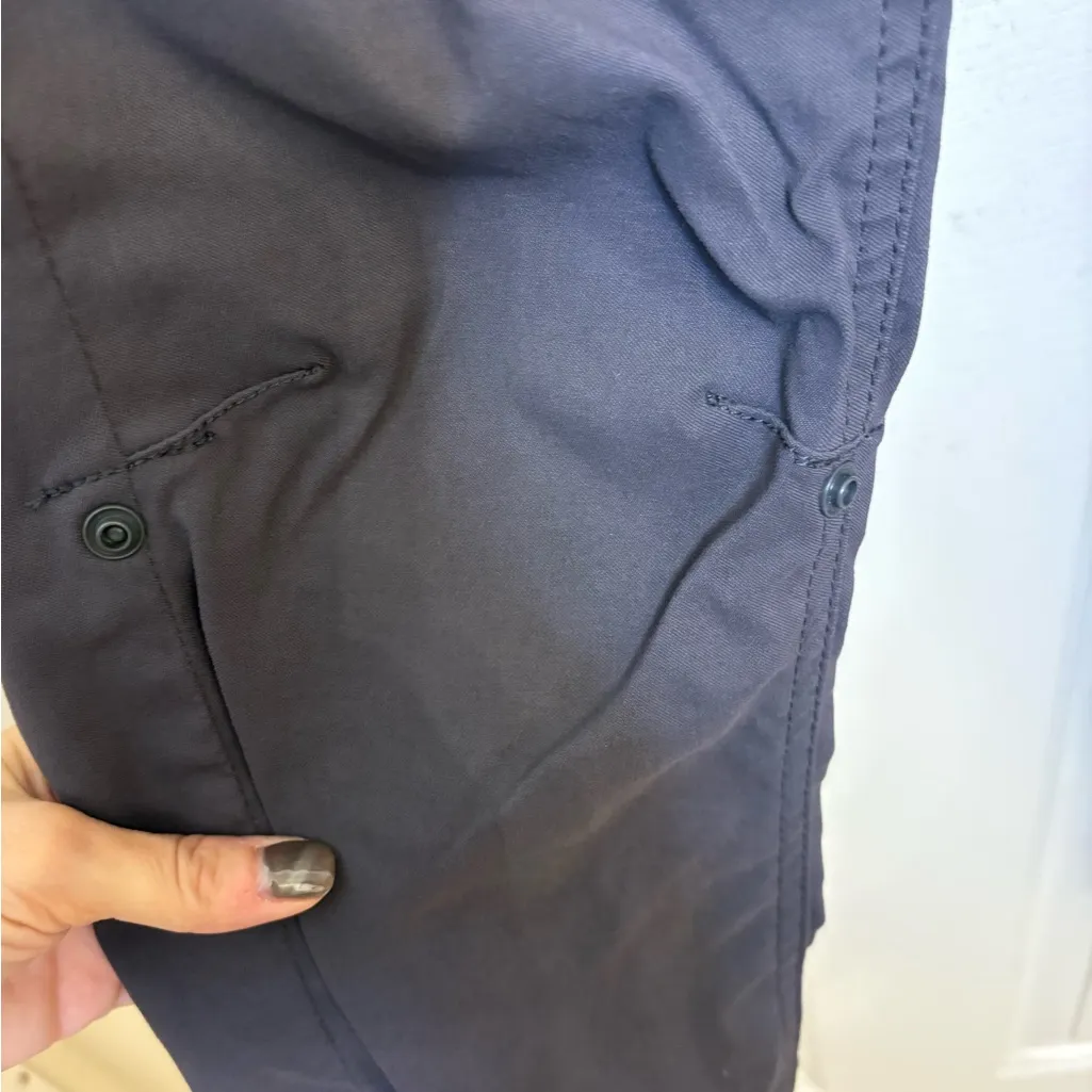 prAna Halle Convertible Roll-Up Hiking Pants Gray Size 2 - Image 6