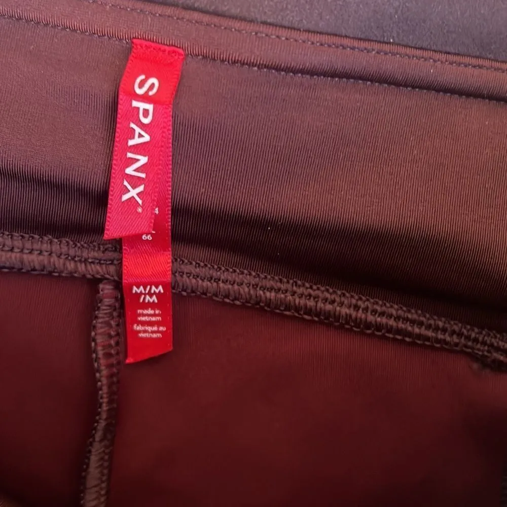 Spanx  SUEDE LEGGING Dark Terracotta - Image 11