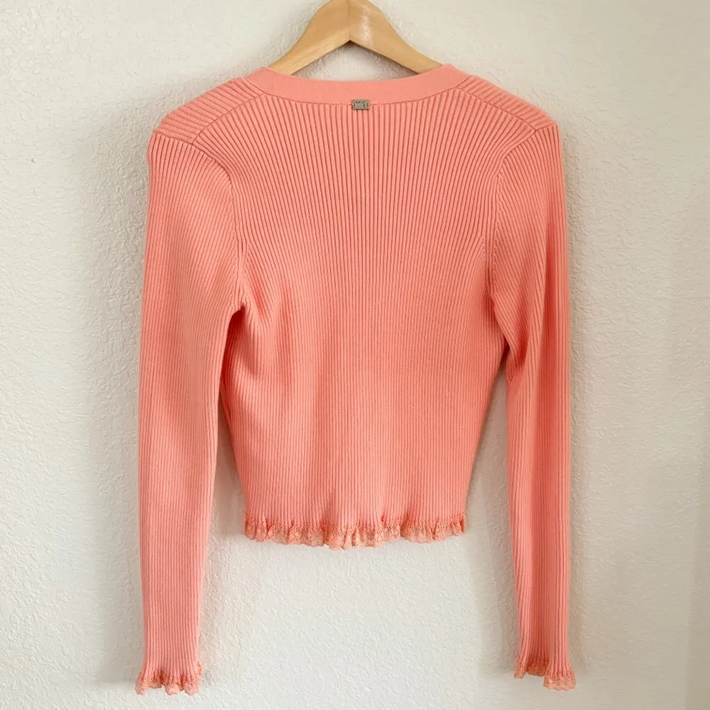 Nina Peach Cardigan - Image 3