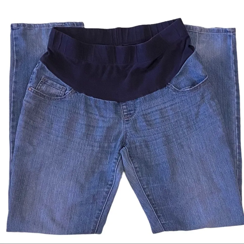 Oh Baby Motherhood Maternity Jeans Pants Size Medium - Image 3