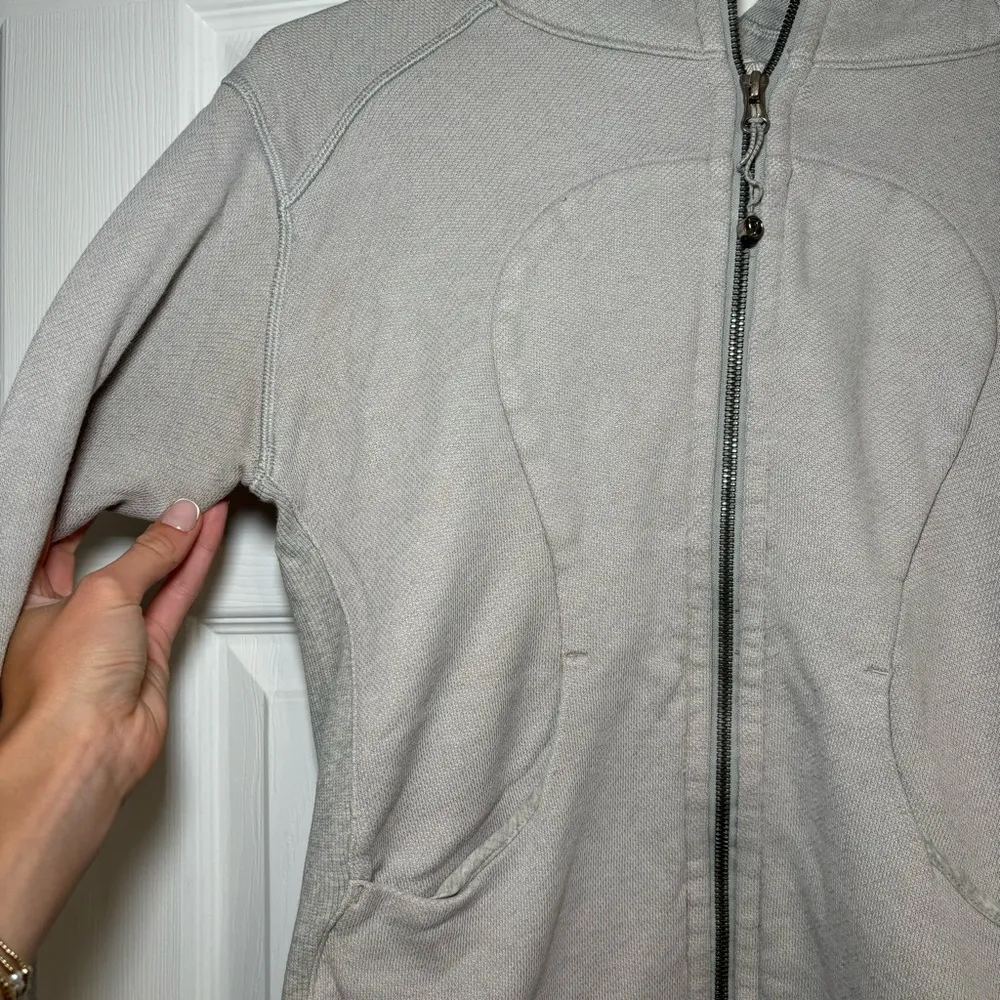 Lululemon Grey Zip Up Sweatshirt - Image 12