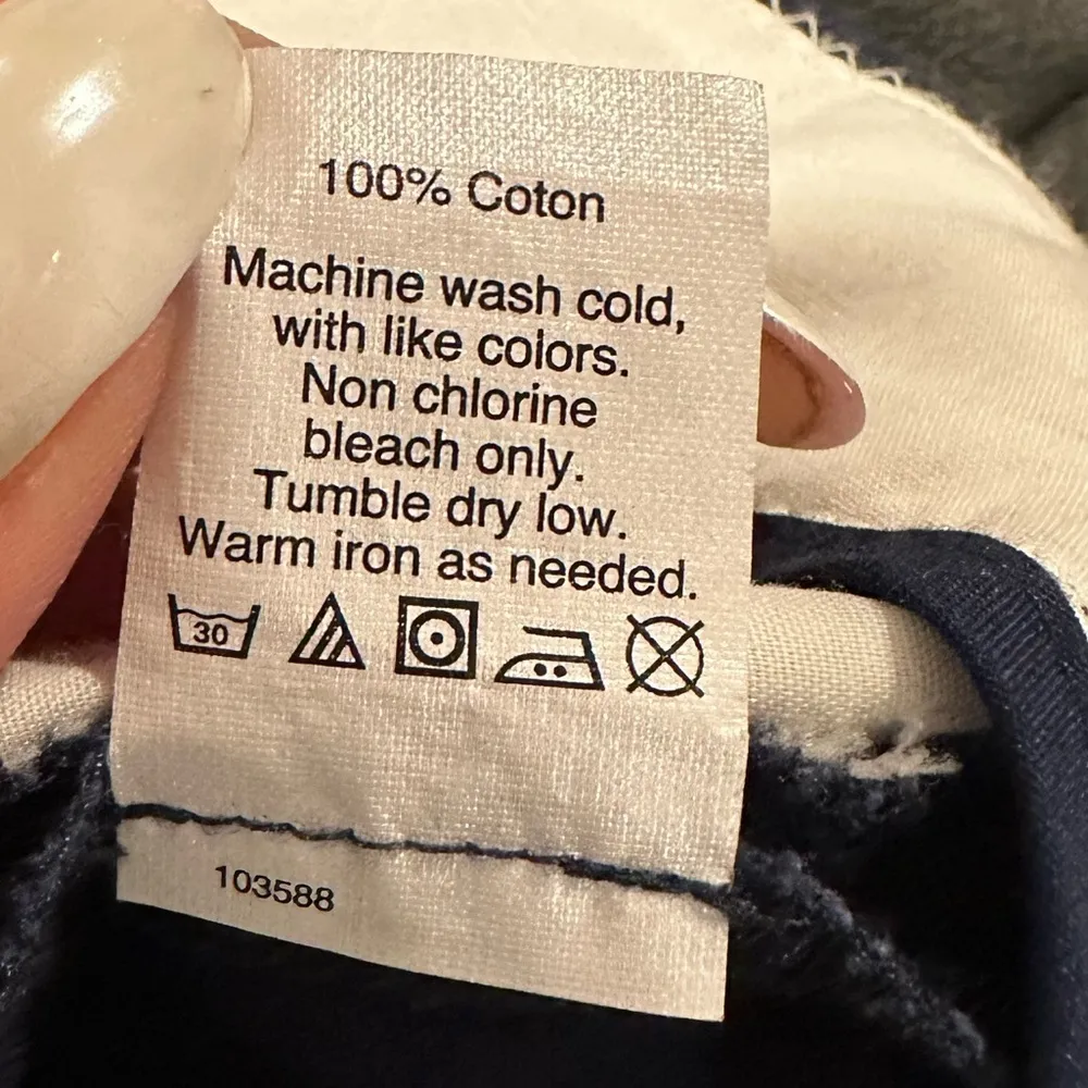 💙SALE 3/$25 JCREW FACTORY PINEAPPLE PRINT NAVY BLUE COTTON SHORTS 4 - Image 5