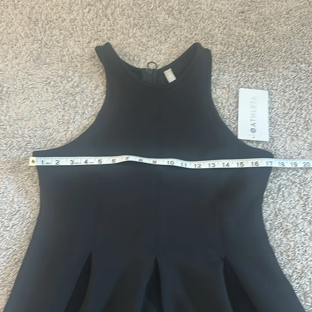 NWT Athleta Petite Black En Route Scuba Dress Sz MP - Image 12