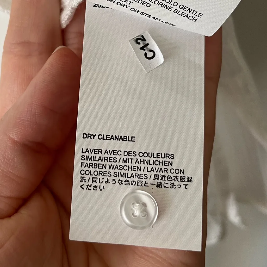 Prana Fernie Long Sleeve Button Down Shirt in White Women's Size XS - Image 12