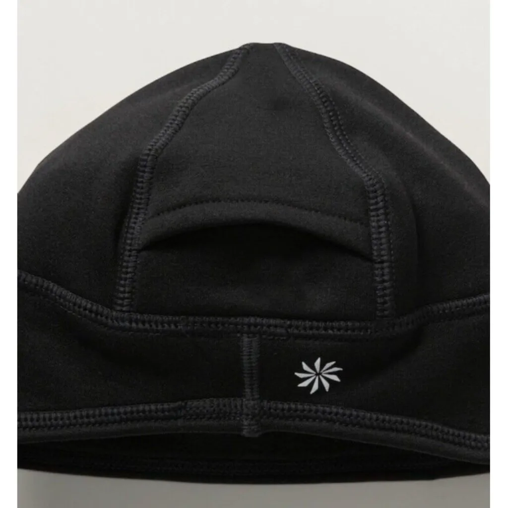 Athleta Softshell Beanie Black Ponytail Hat One Size Fits Most - Image 4