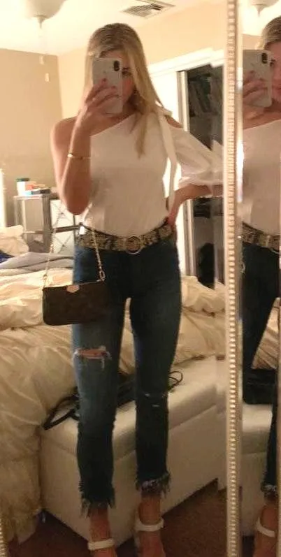 Black & White White Top  - Image 3