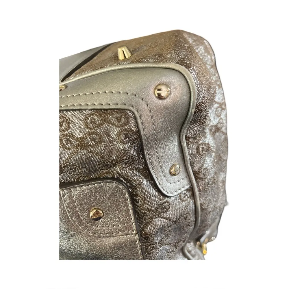 Rare Anna Hindmarch Metallic Silver Monogram Tote Bag – Japan Exclusive Gray - Image 14