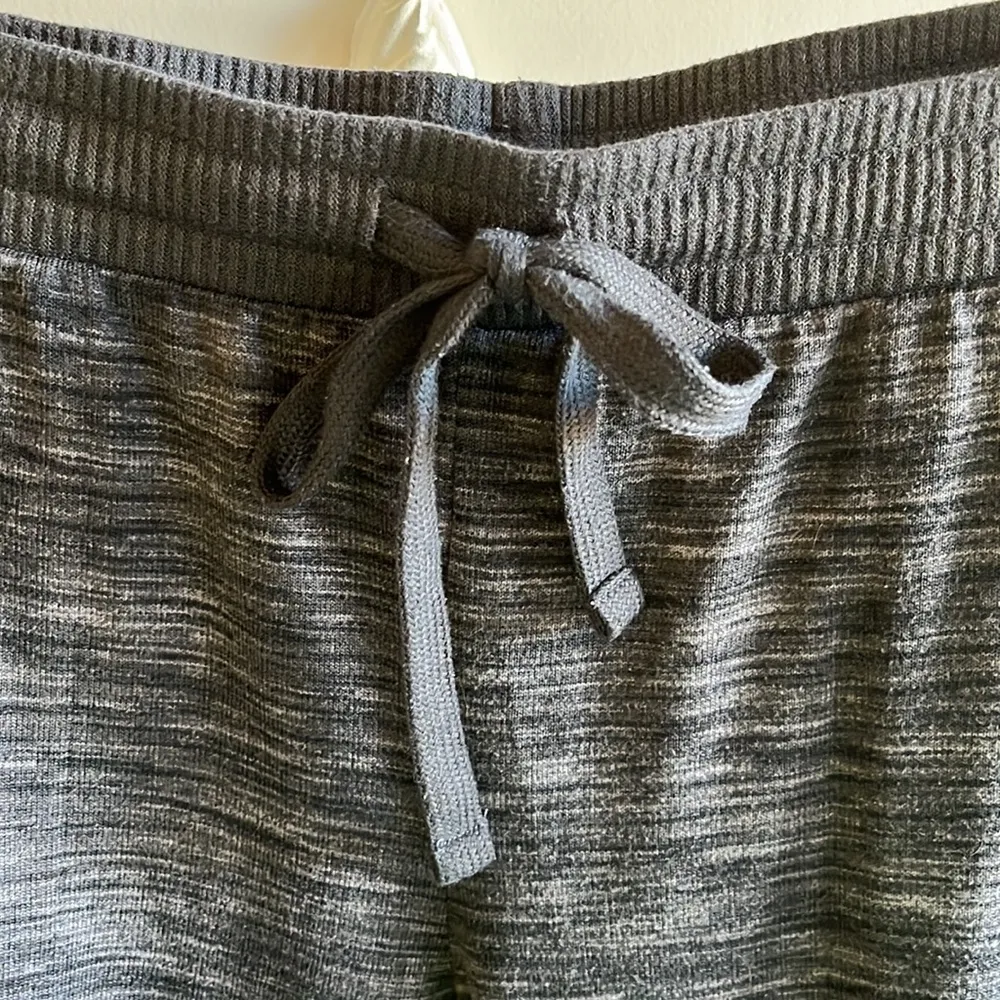 Comfy Joggers Gray Space Dye Elastic Drawstring Womens Small - Image 6