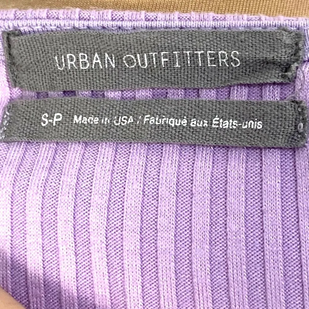 Urban Outfitters Lilac Ribbed  Skater Dress Fluted Bell 3/4 Sleeve Fit & Flare - Image 9