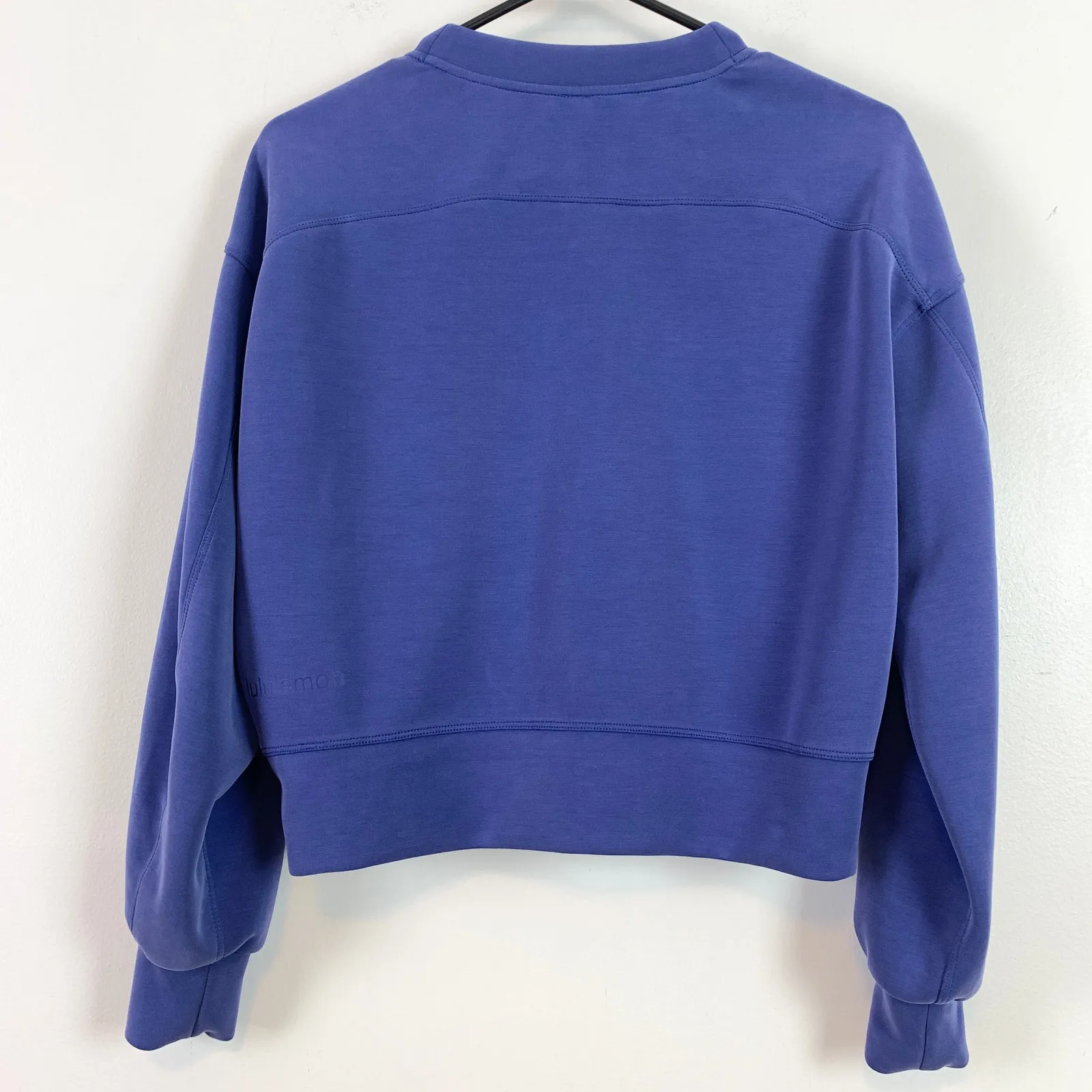 Lululemon Perfectly Oversized Cropped Crew Sweatshirt *Softstreme Psychic Size 2 - Image 5