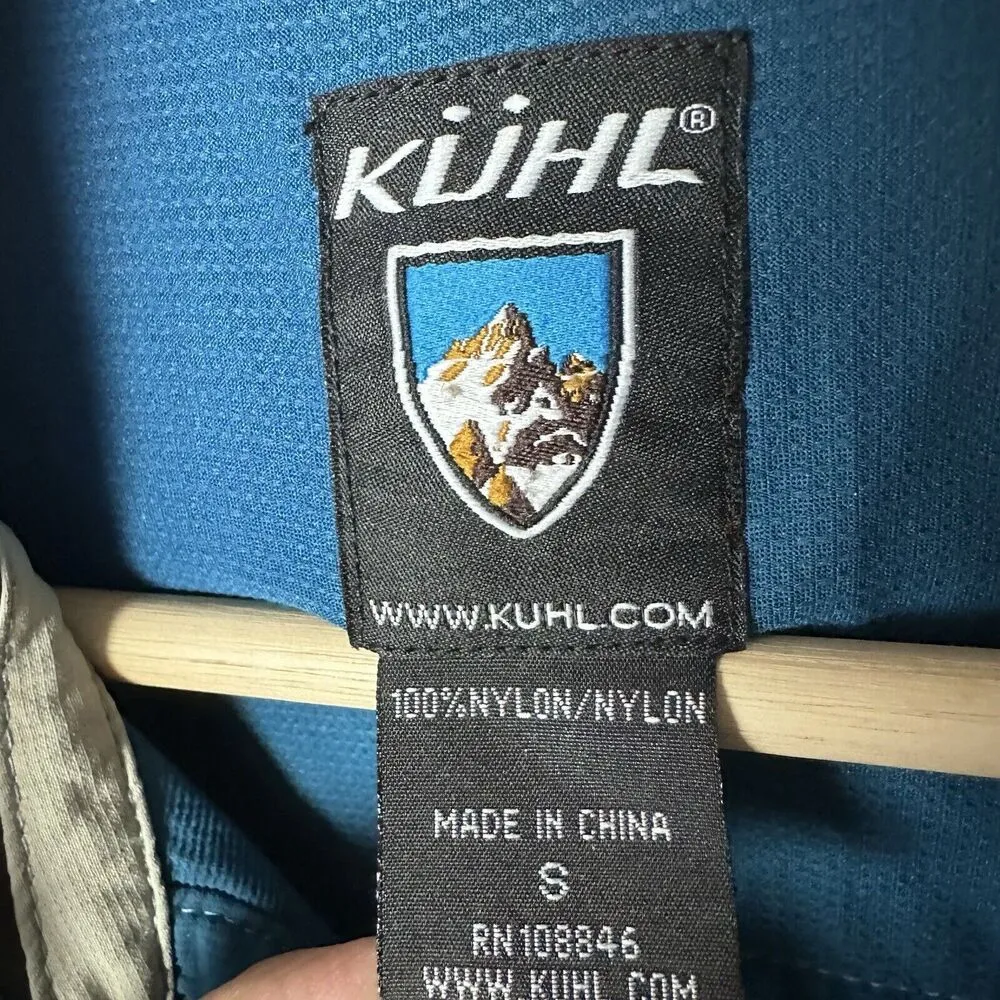 Kuhl Top Performance Button Up Long Sleeve Pockets Hiking Outdoors Vente… - Image 3