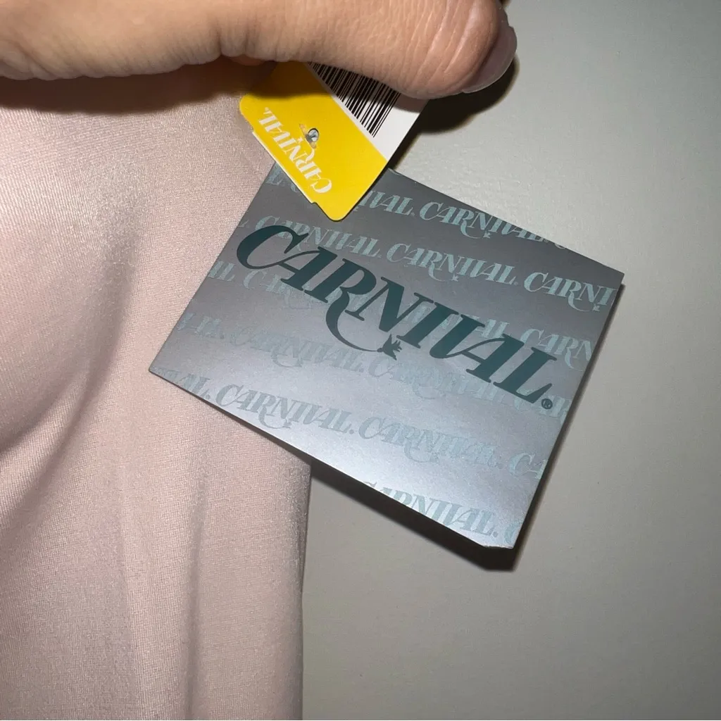 NWT Carnival Invisible Torselette in Nude Size 34C Style 426 Detachable Straps Tan - Image 4