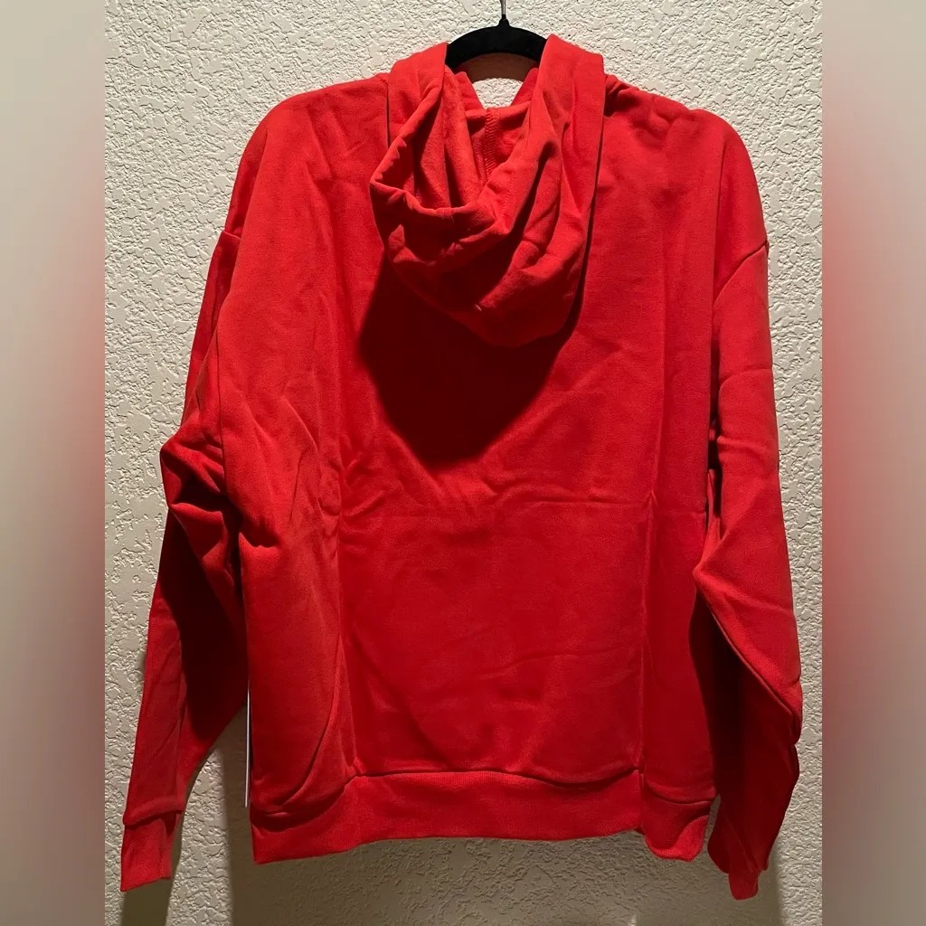 ALO Yoga NWT Accolade Hoodie Bright Red Color Unisex Oversized Size L - Image 5