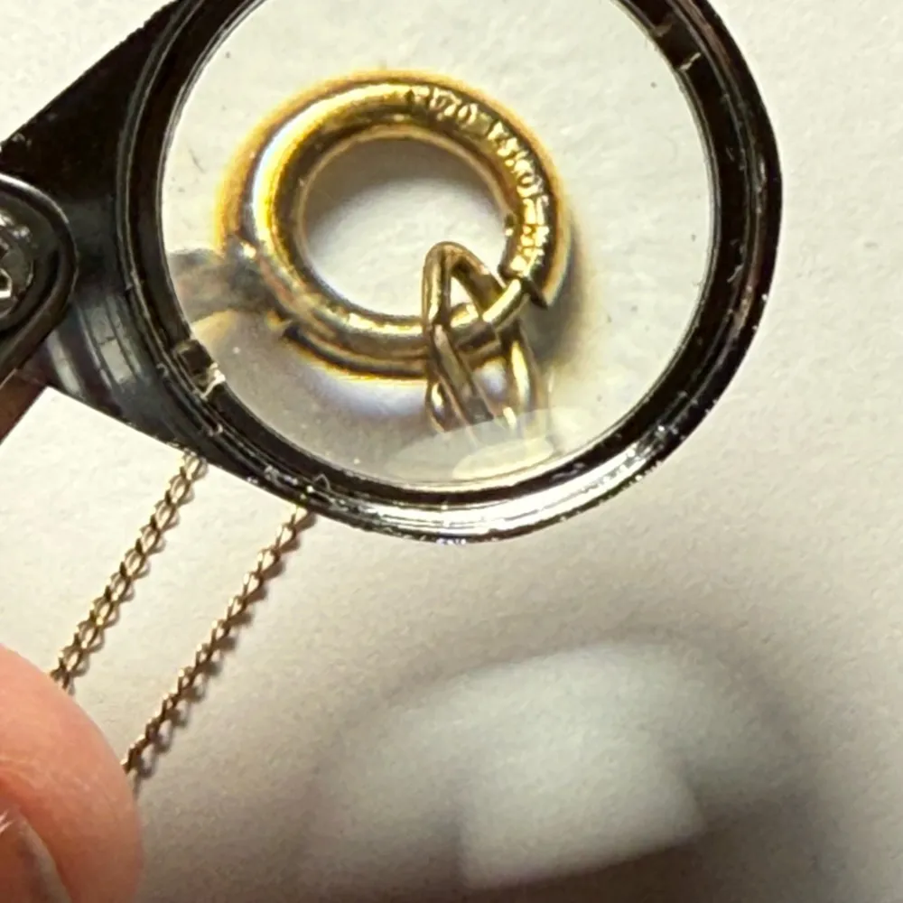 Women's Gold Tone Necklace 1/20 14k GF Praying Hands Cross Beautiful Gold Silver - Image 5