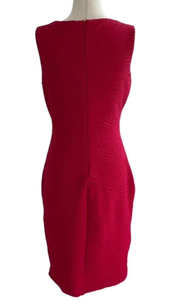 Calvin Klein Women’s Size 4 Bodycon Sheath Dress Pink #11•4 - Image 2
