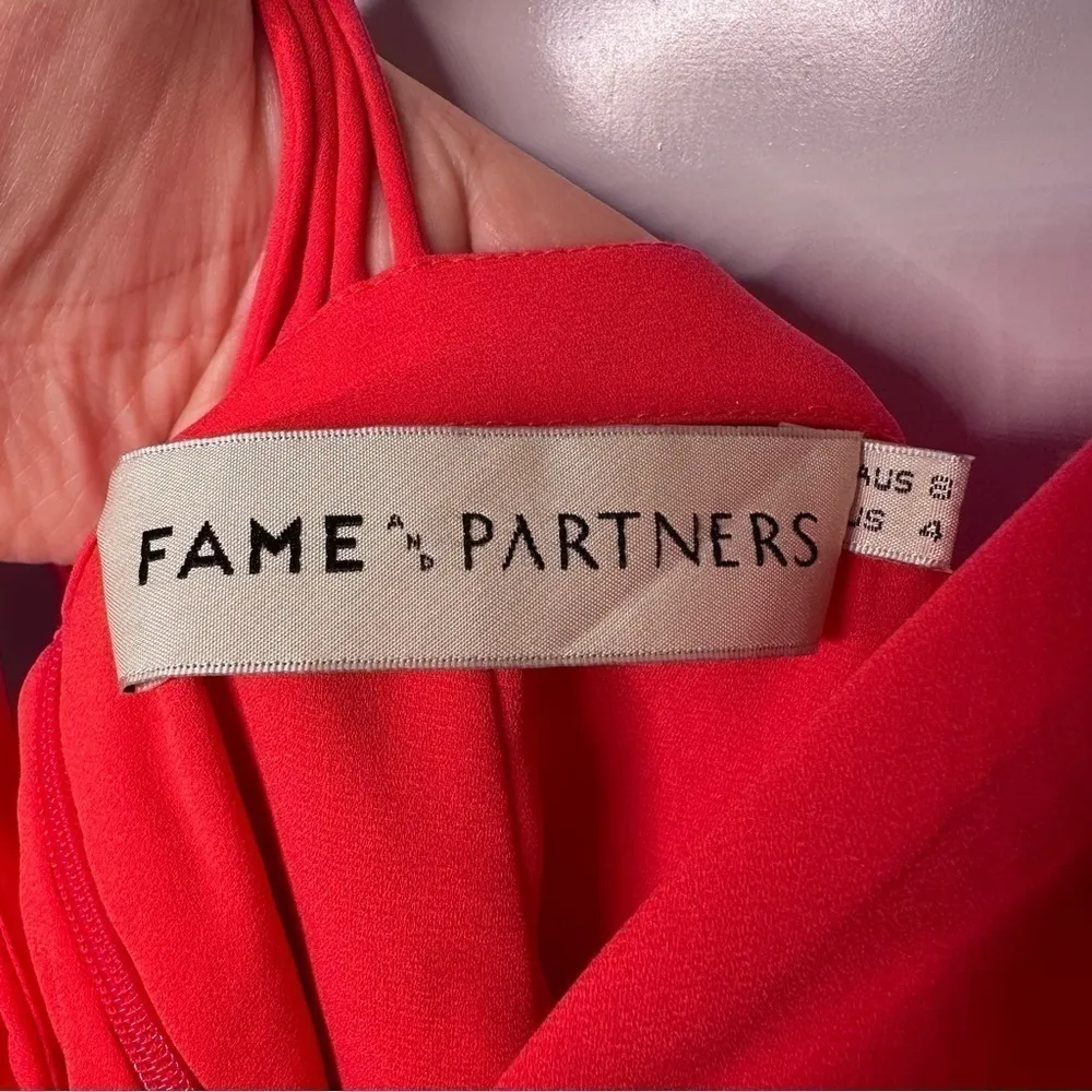 Fame and Partners Strappy Open Back Mini Dress Size 4 - Image 6
