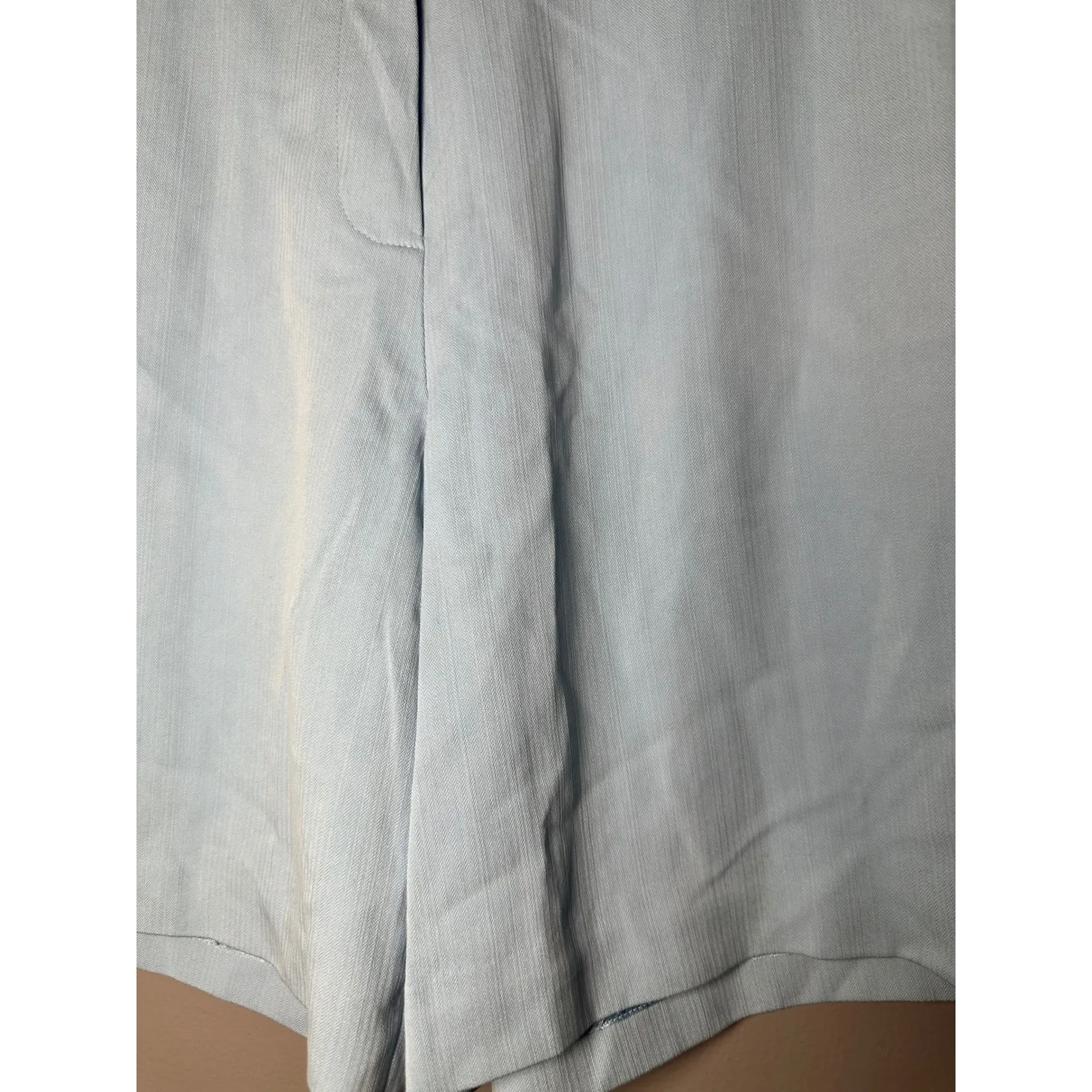Tommy Bahama Silk Shorts‎ Women's Size 6 Blue High Waist Dressy Career - Image 2
