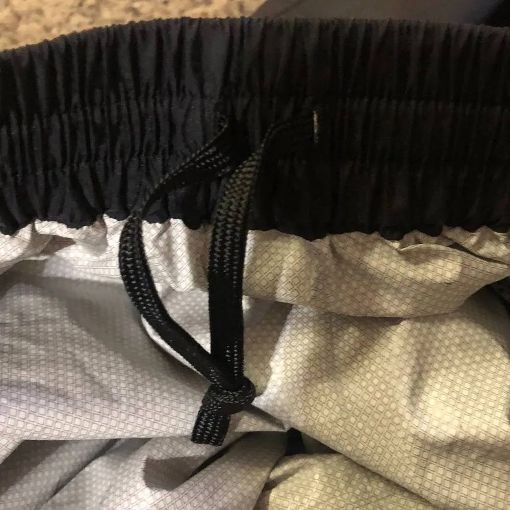 Marmot Wind Pants Womens L Used Unlined Black Outdoor Nylon - Image 12