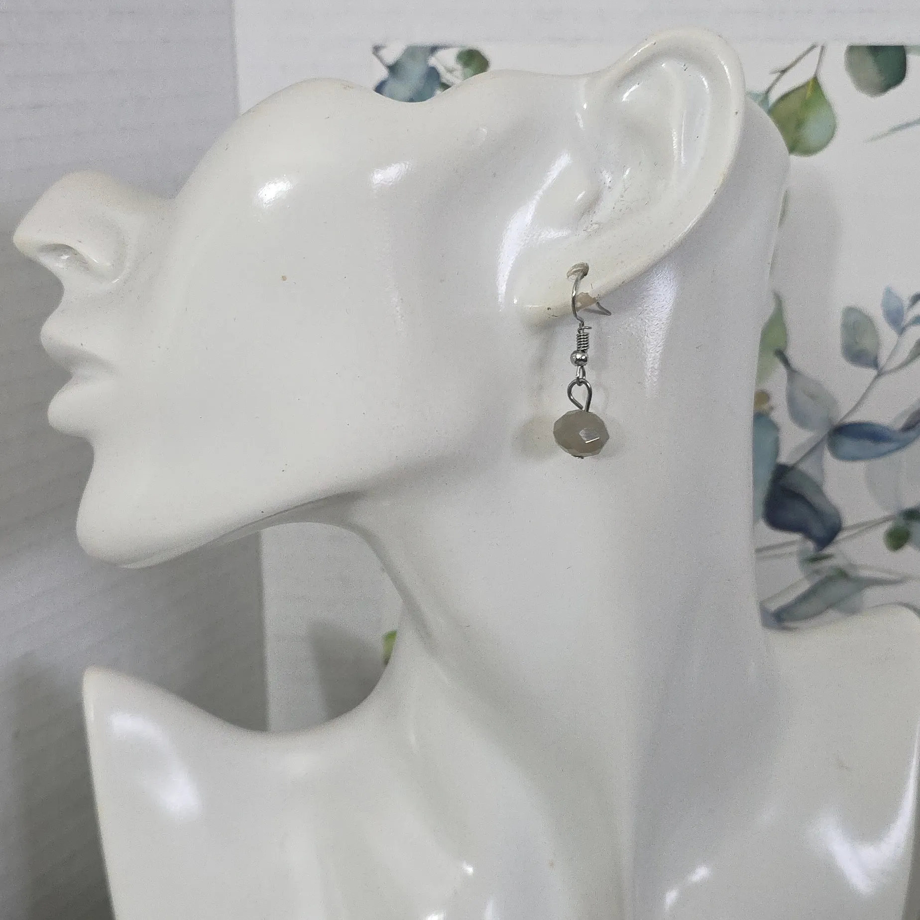 Silver Statement Long Multi Strand Necklace and Earrings Set - Image 14