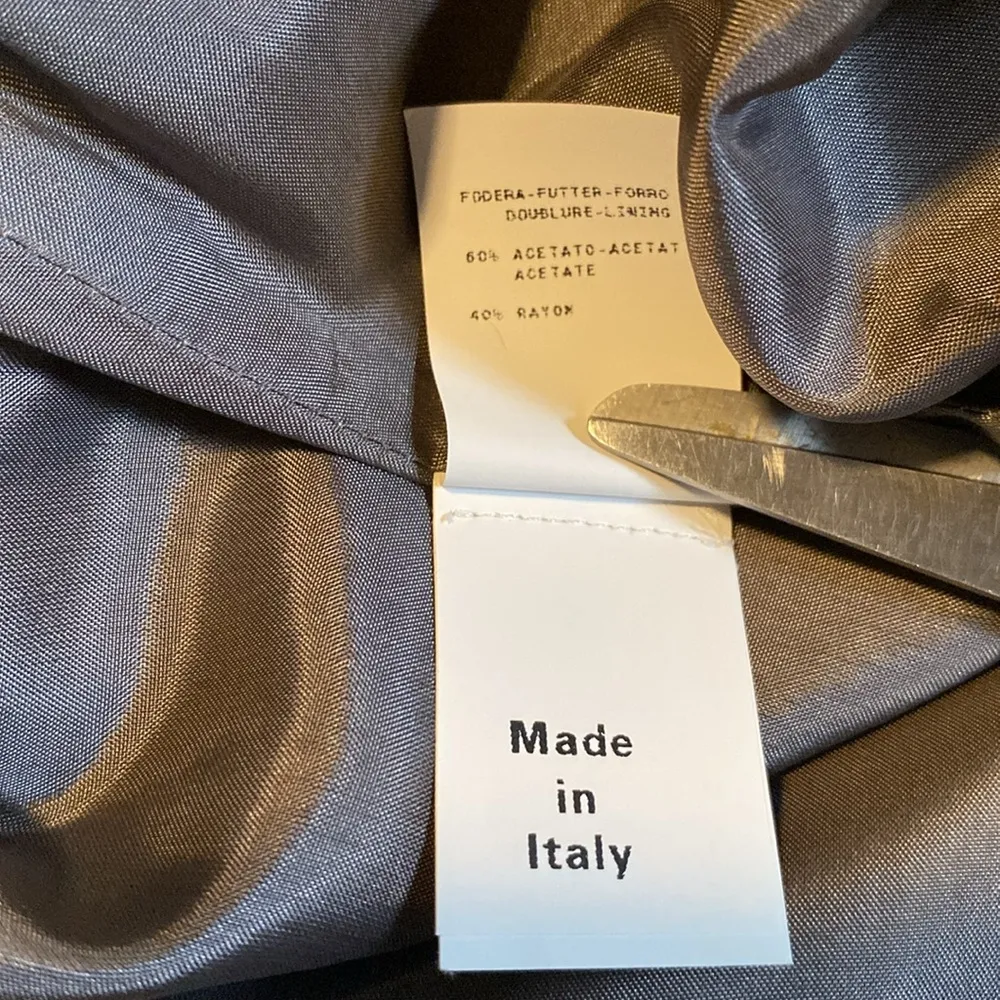 Philosophy Di Alberta Ferretti Wool Blend Dress Gray Size 10 - Image 11