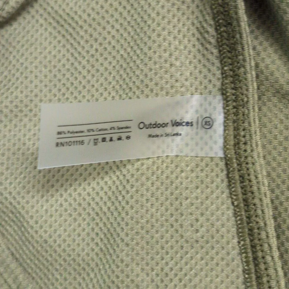 NWT Outdoor Voices Fern Green Fast Track Sleeveless Athletic Tank Top Size XS - Image 4