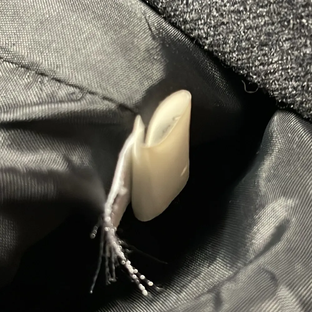 J. Crew Black Wool Ruffle Top/Blazer Size 4 - Image 12