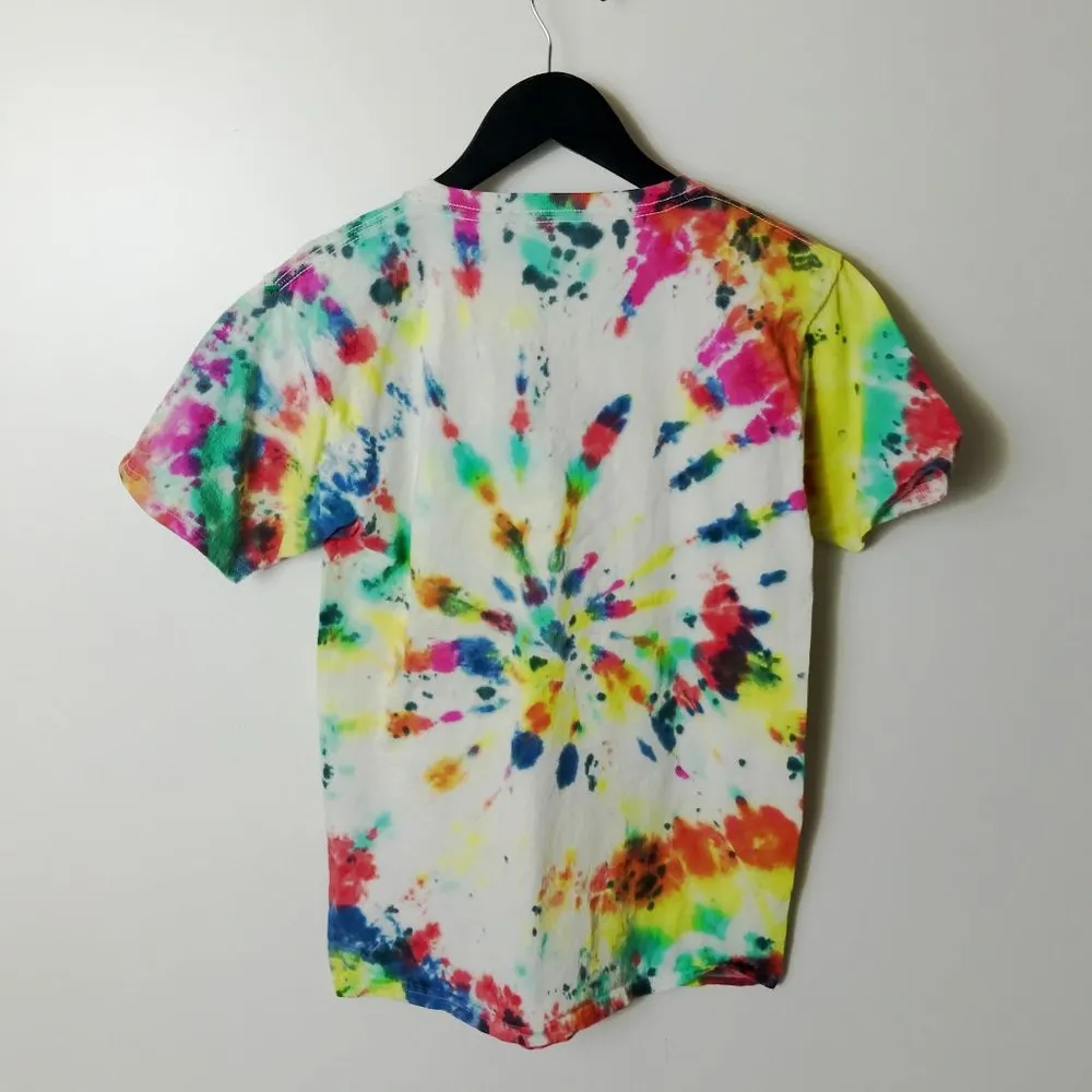 ComfortSoft Tie Dye T Shirt Adult Spiral Festival Tee Trendy Short Sleeve s - Image 4