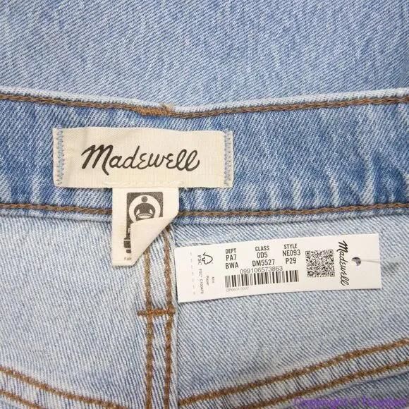 NEW Madewell Petite Superwide-Leg Jeans in‎ Blaisdell Wash, 29P - Image 16