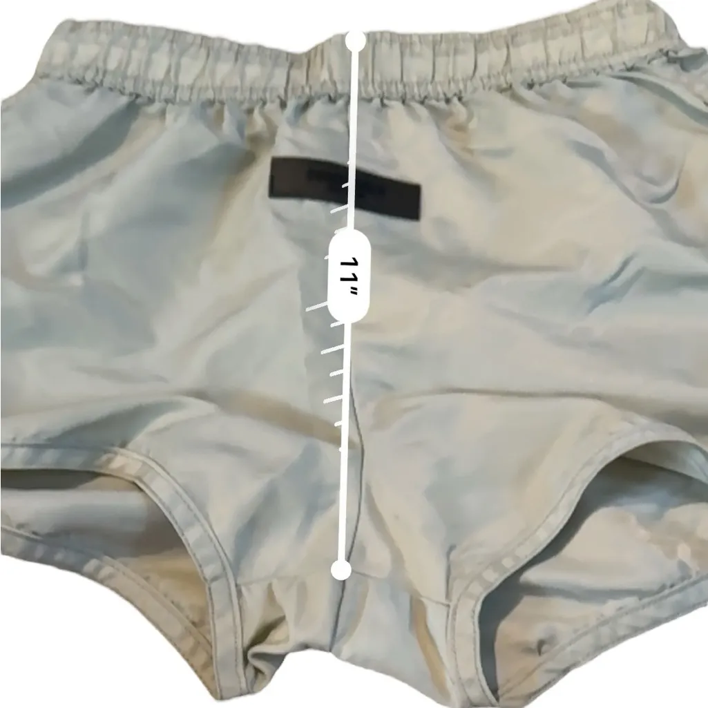 Fear of God Essentials Shorts Unisex Size Small Beige Nylon Athletic - Image 7