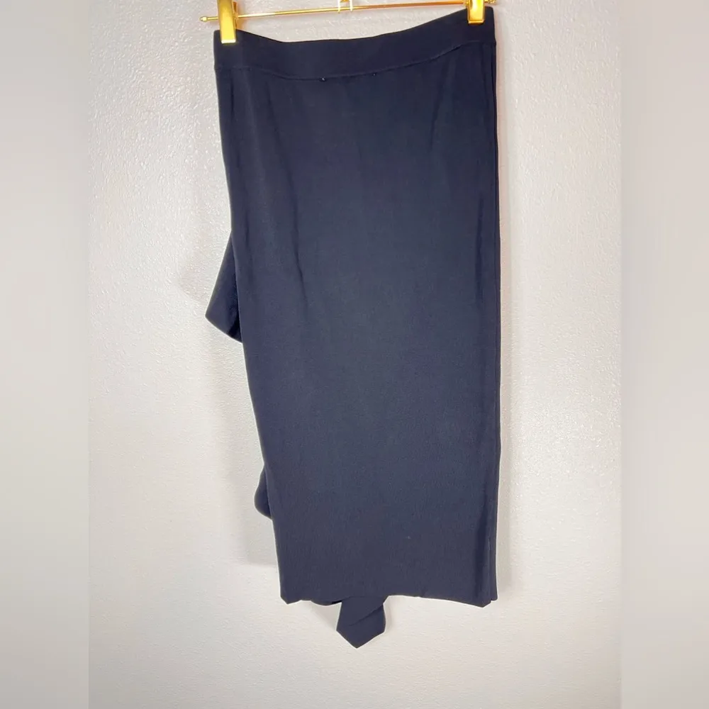 ZARA NWT Knit Ribbed Straight Ruffle Bodycon Skirt Size M - Image 2