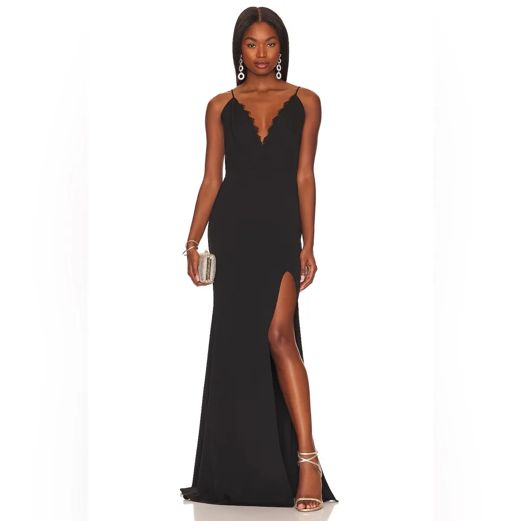 Katie May Saylor Gown in Black - Image 3