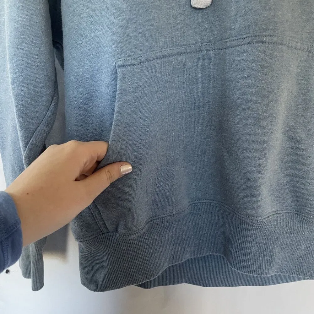 University Of Adelaide Hoodie Sweatshirt Light Blue Women's size XS Australia Gray - Image 6