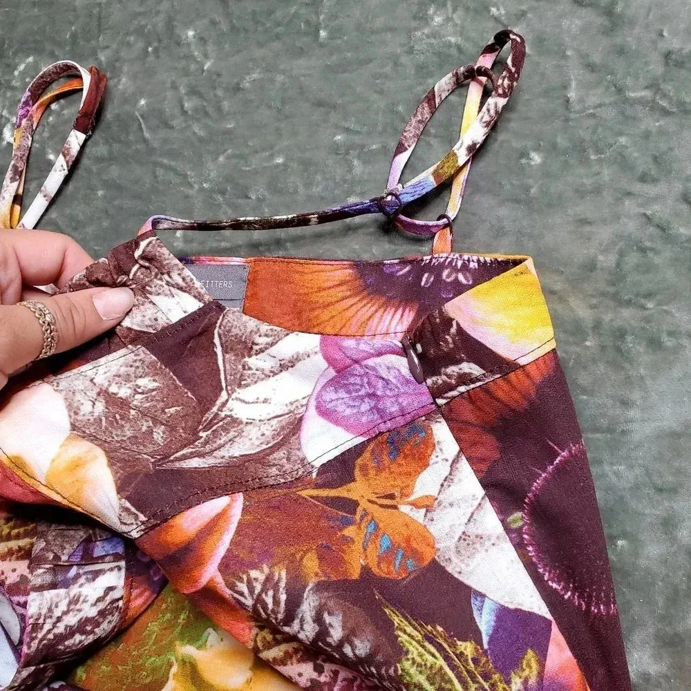 Urban Outfitters Floral Satin Mini Slip Dress - Image 8