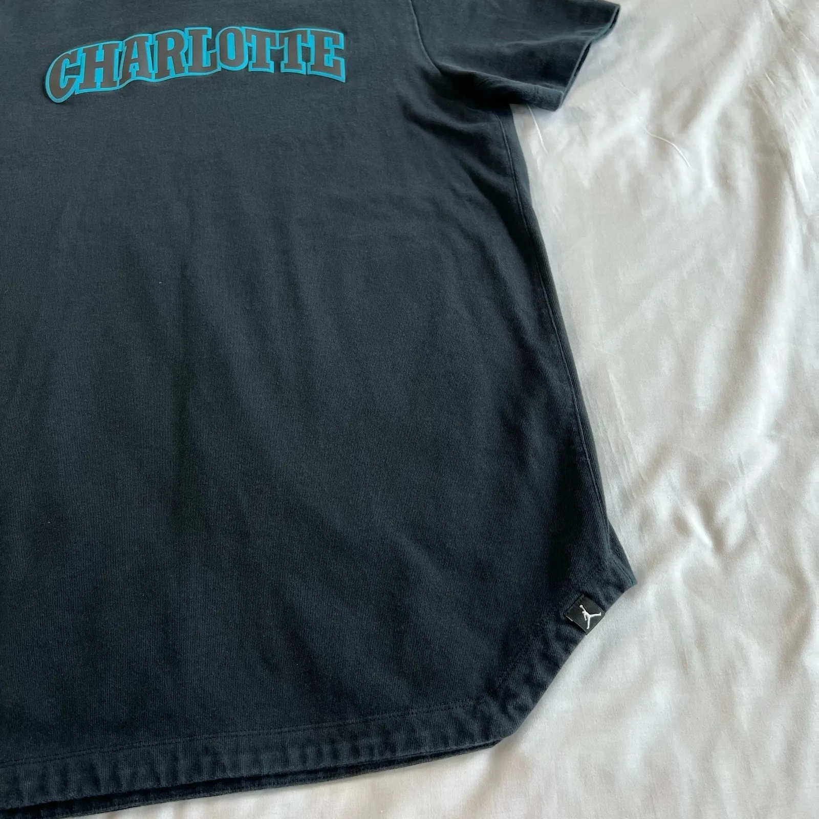 Air Jordan Charlotte NC Medium Blue T-Shirt Mini Dress Tunic Sporty - Image 7