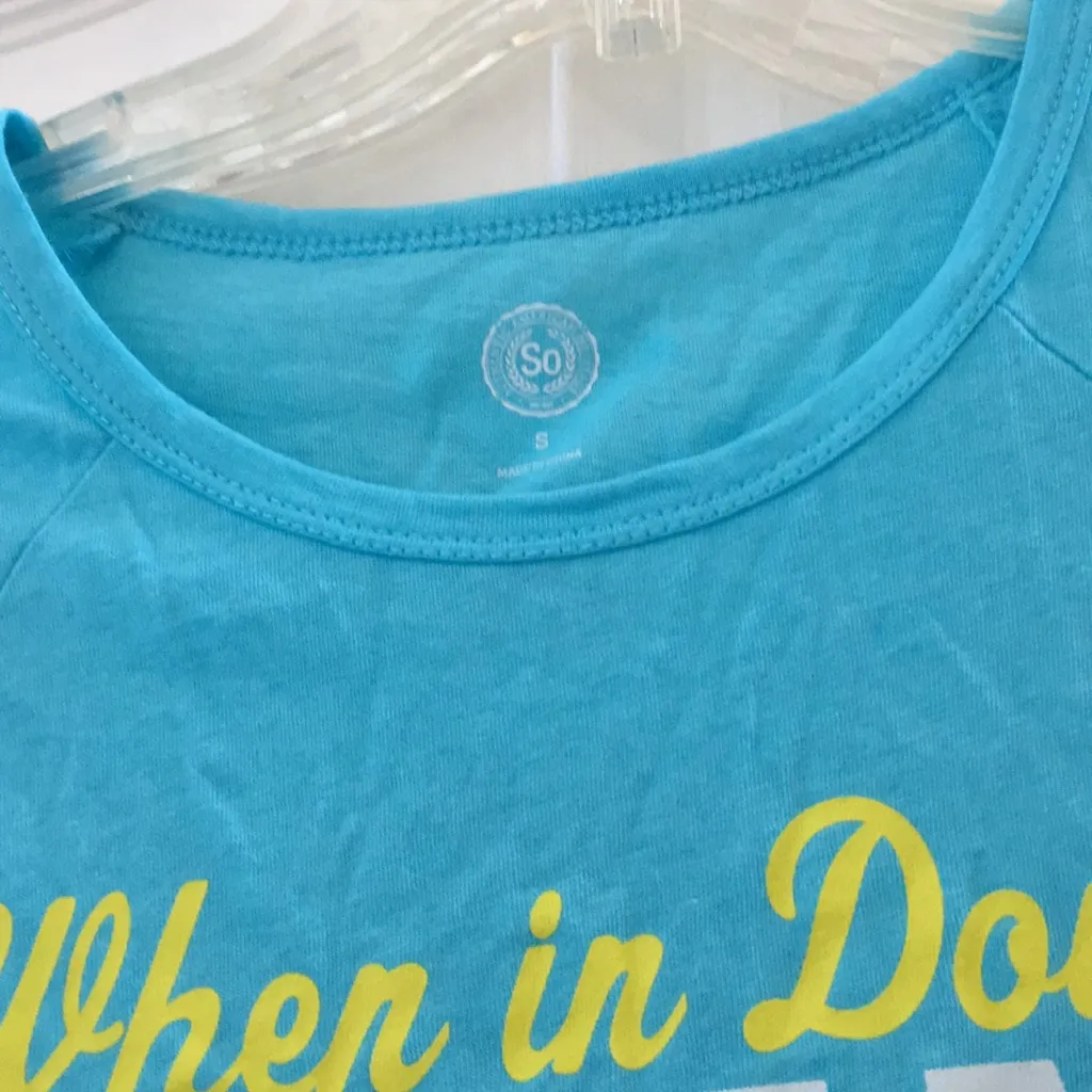 FINAL MARKDOWN Ladies’ SO “When in Doubt RUN It Out” Tank Top (S) - Image 4