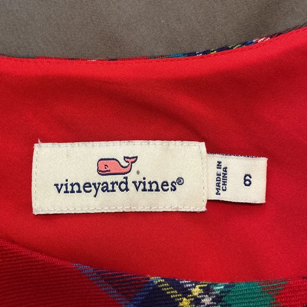 Vineyard Vines Tartan Plaid Shift Dress - Image 6