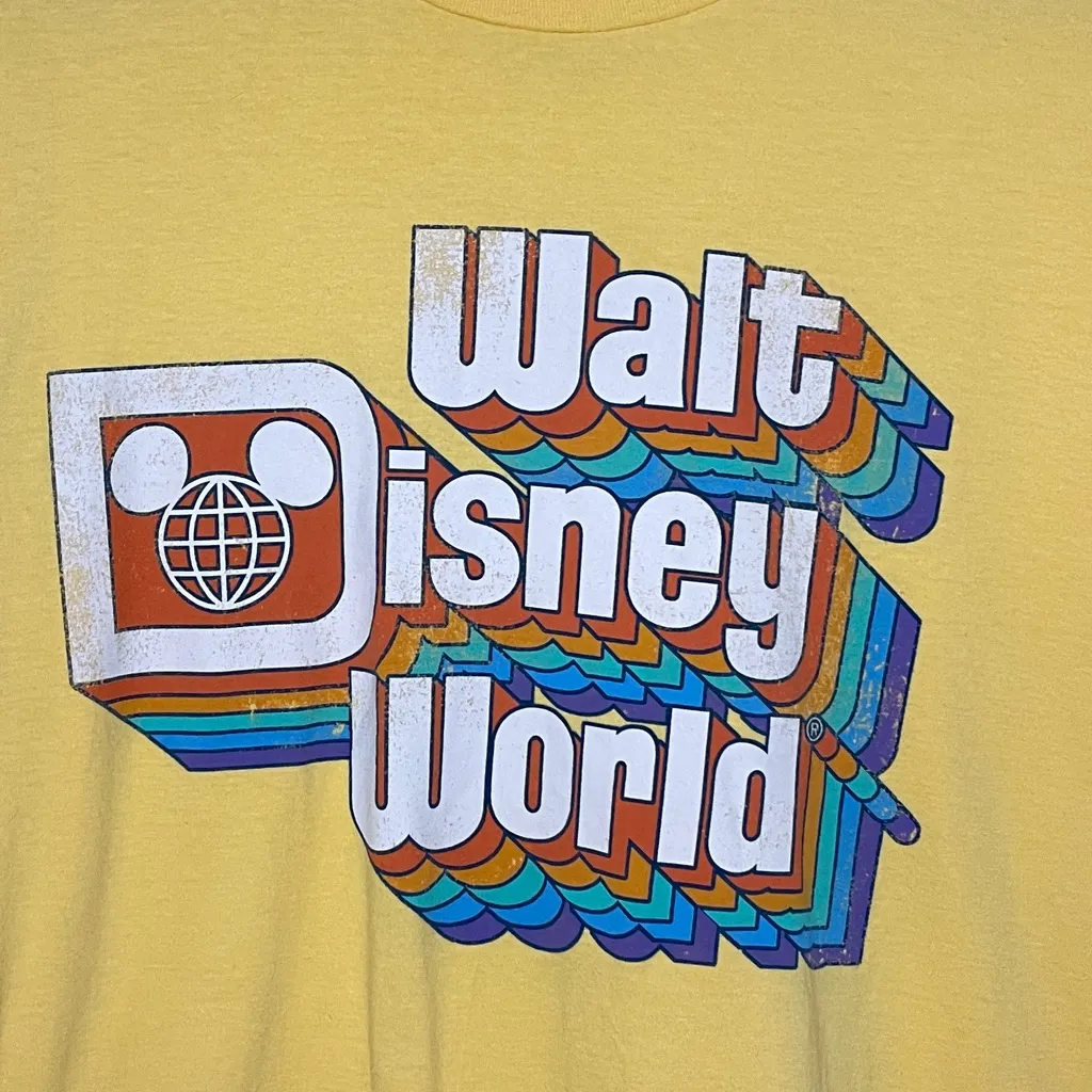 WALT DISNEY WORLD Official Parks Retro T-Shrit, Adult Large - Image 3