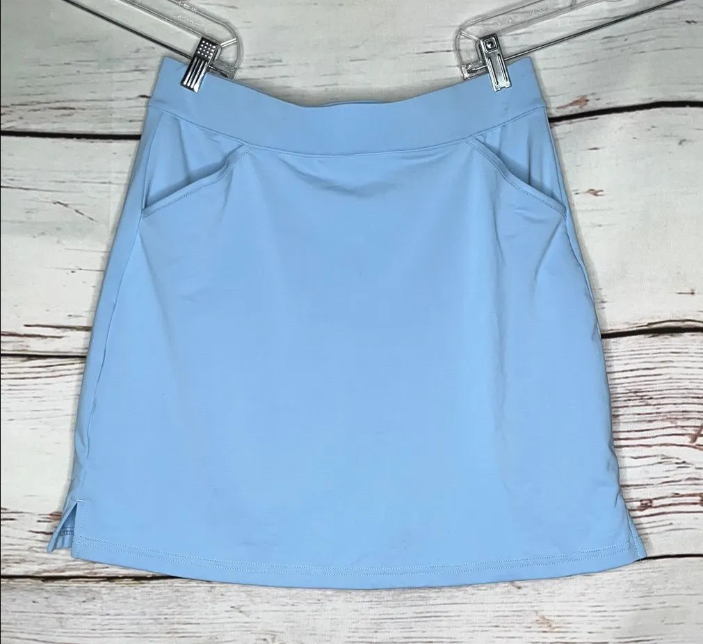 Peter Millar NWT Size S Blue Sky UPF 50+ Athletic Skort - Skirt w/ Shorts - Image 1