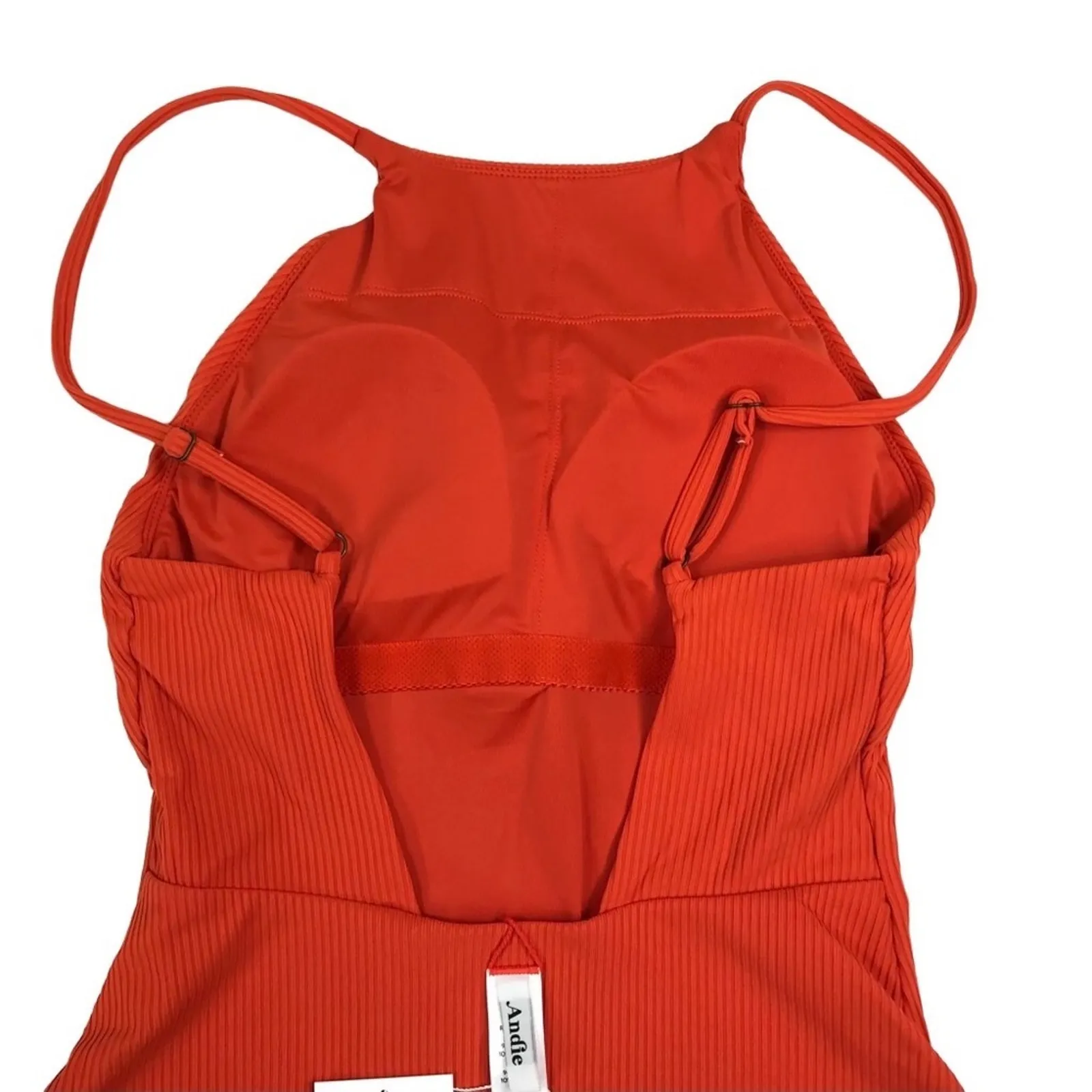 ANDIE Ribbed One Pcs Swimsuit in Siren Sz M The Asbury Feminine Preppy Boho NWT - Image 5