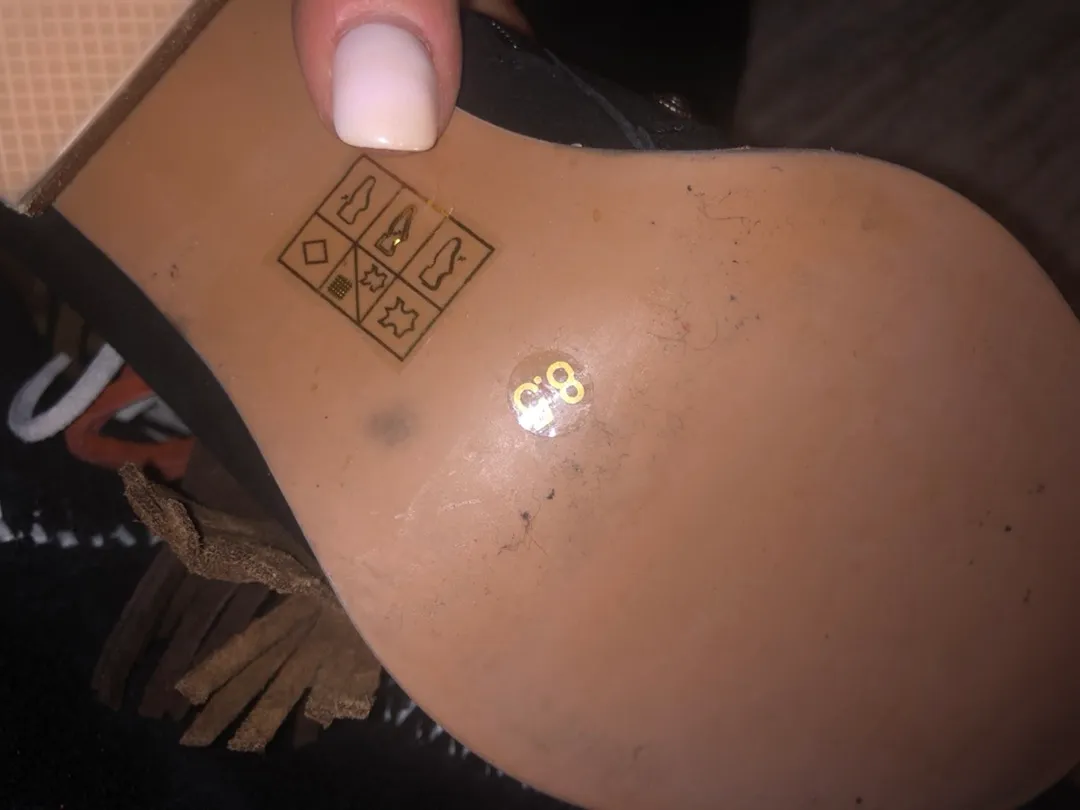 Spring In Paris Black Suede Fringe Booties - Image 6