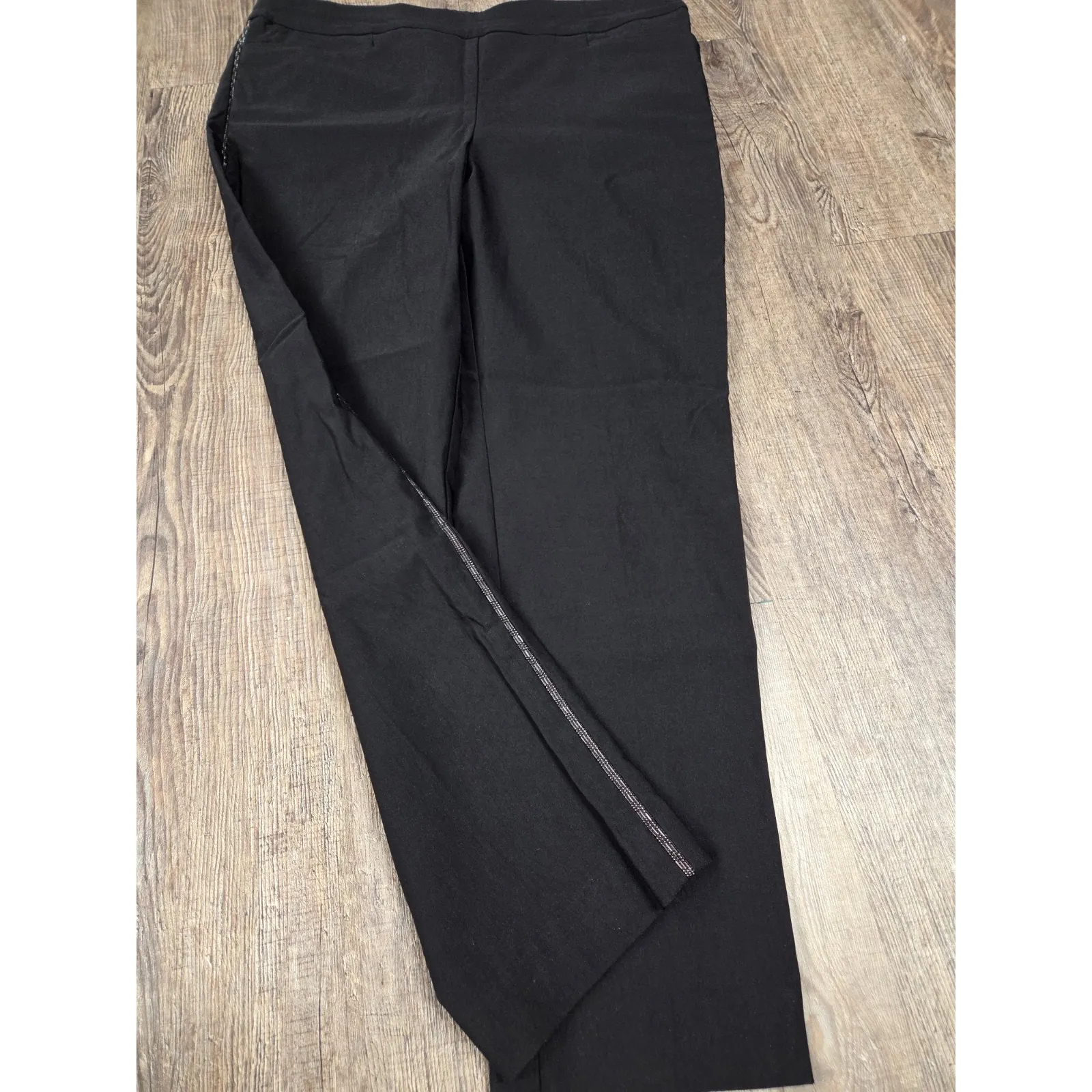 Chico's So Slimming Stretch Brigitte Slim Ankle Dress Pants Solid Black 2R - 12R - Image 2