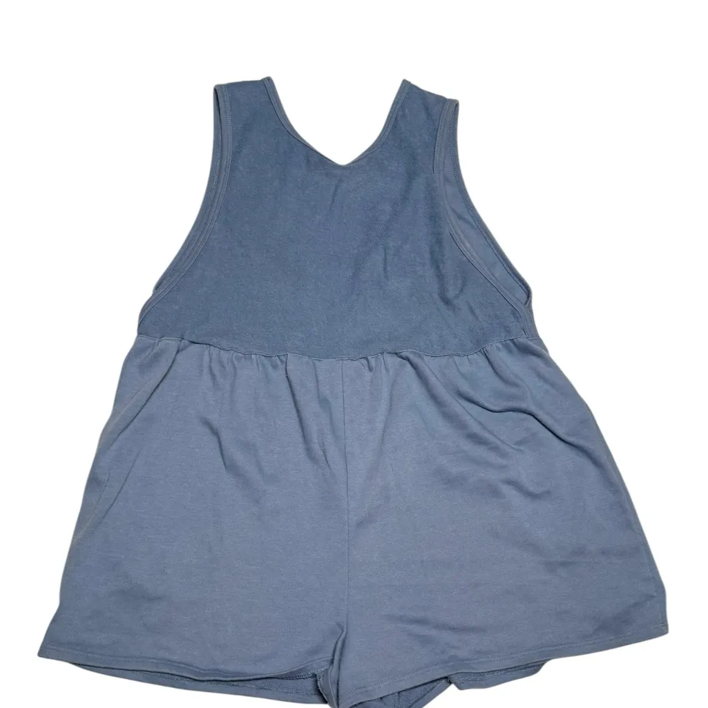 Urban Outfitters Slate Blue terry Romper‎ medium - Image 2