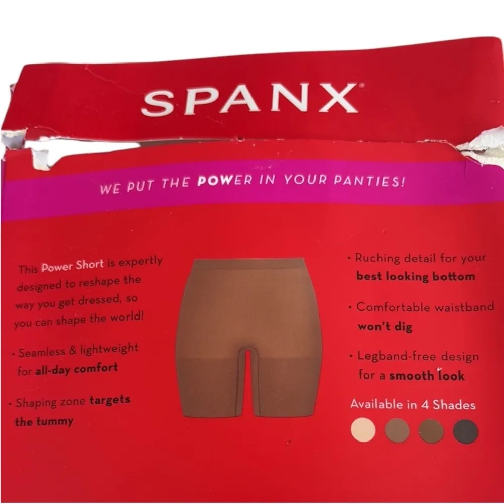 Like New SPANX Power Short Cafe au Lait Size Small - Image 5