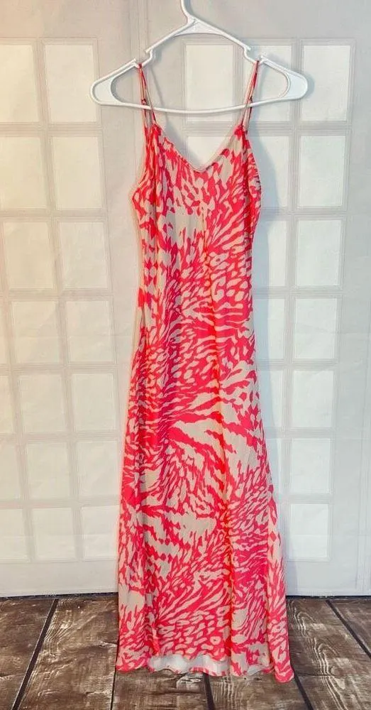 Resa Lily slip sundress in pink animal print size XS - Image 3