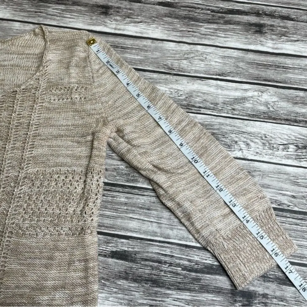 Old Navy Women's 3/4 Length Sleeve Pullover Open Stitch Sweater XS Extra Small - Image 9