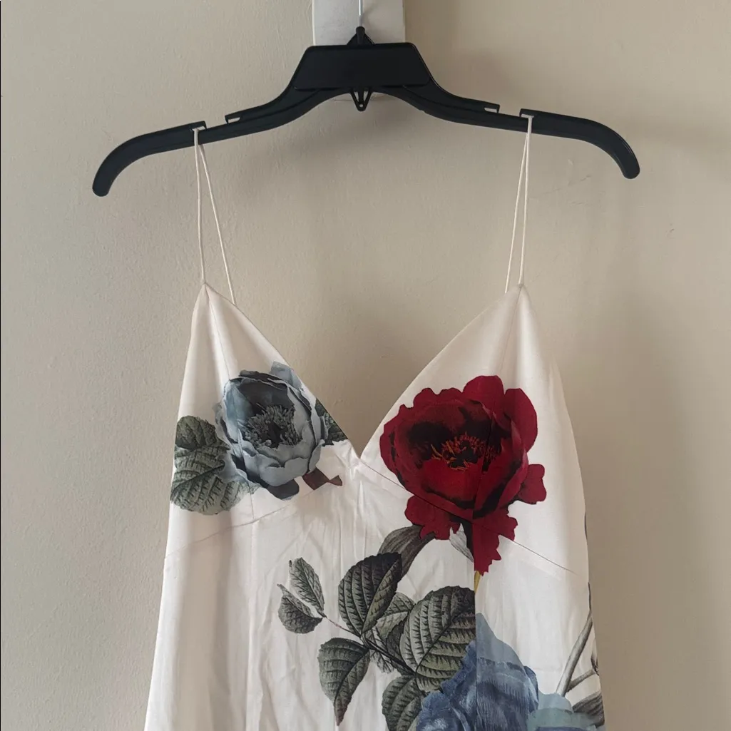 ALICE + OLIVIA  Floral-Print Slip Day Dress , size 4, $550 - Image 9