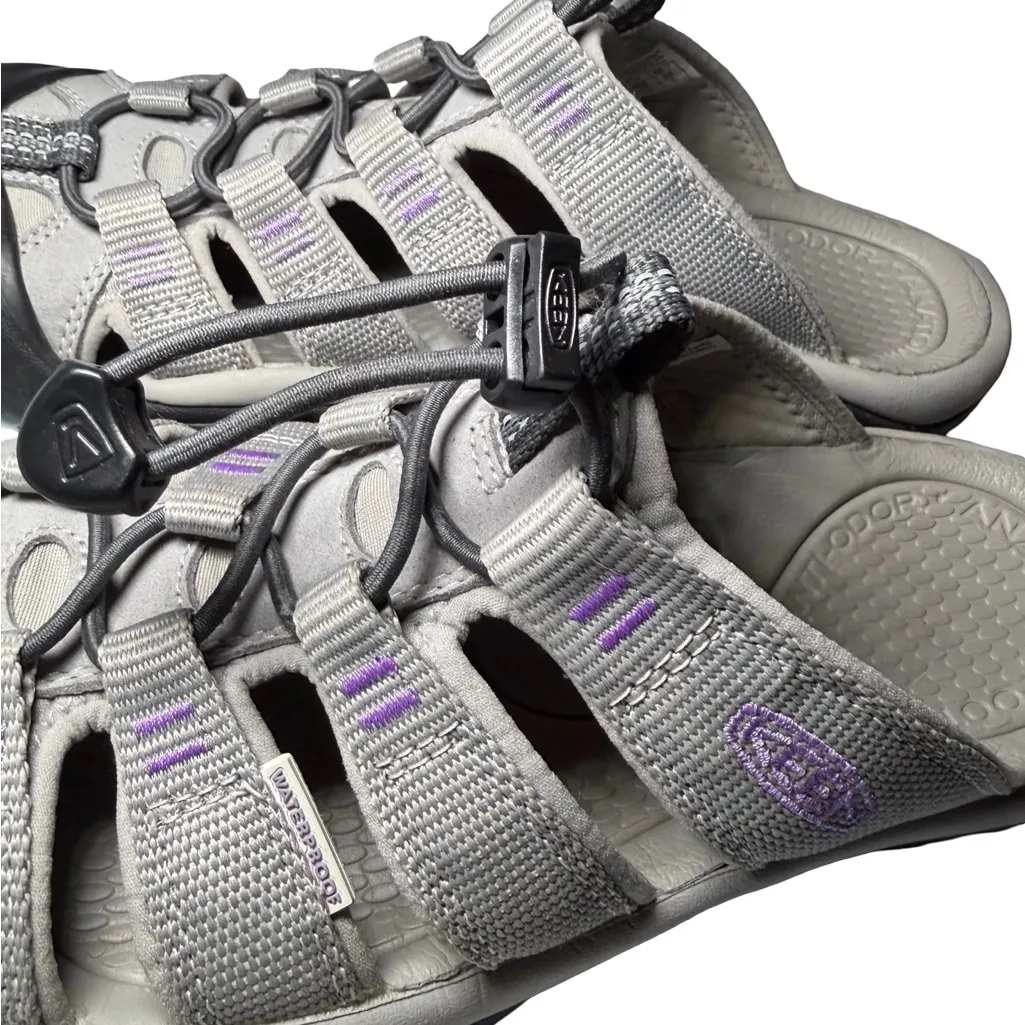 KEEN  Newport Slide Women's Gray and Purple Hiking Sandals Size 7 - Image 7
