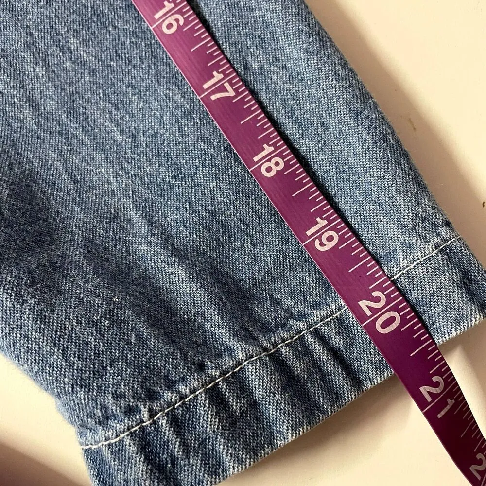 Vintage Bridge Sportswear Denim Embroidered Button - Image 7