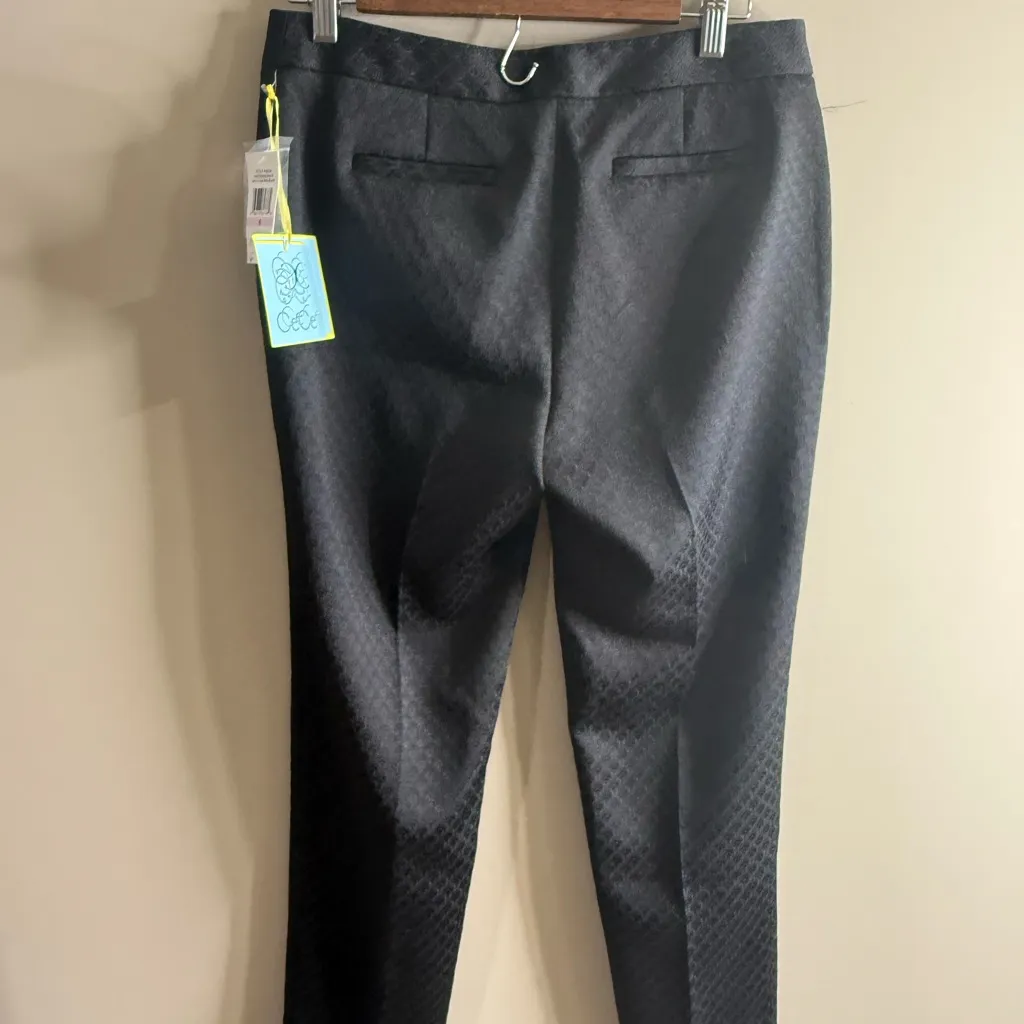CeCe women’s black Charcoal Patterned Dress Pants size 6 - Image 9