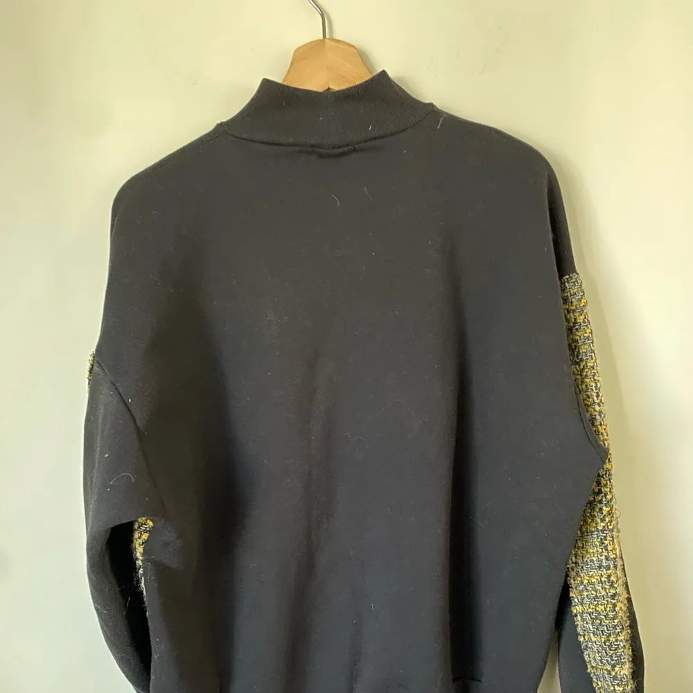 Bershka Womens Woven Black Textured Sweater Size Large - Image 8